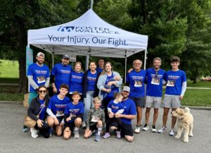 Foster Wallace team at the Brain Injury Run