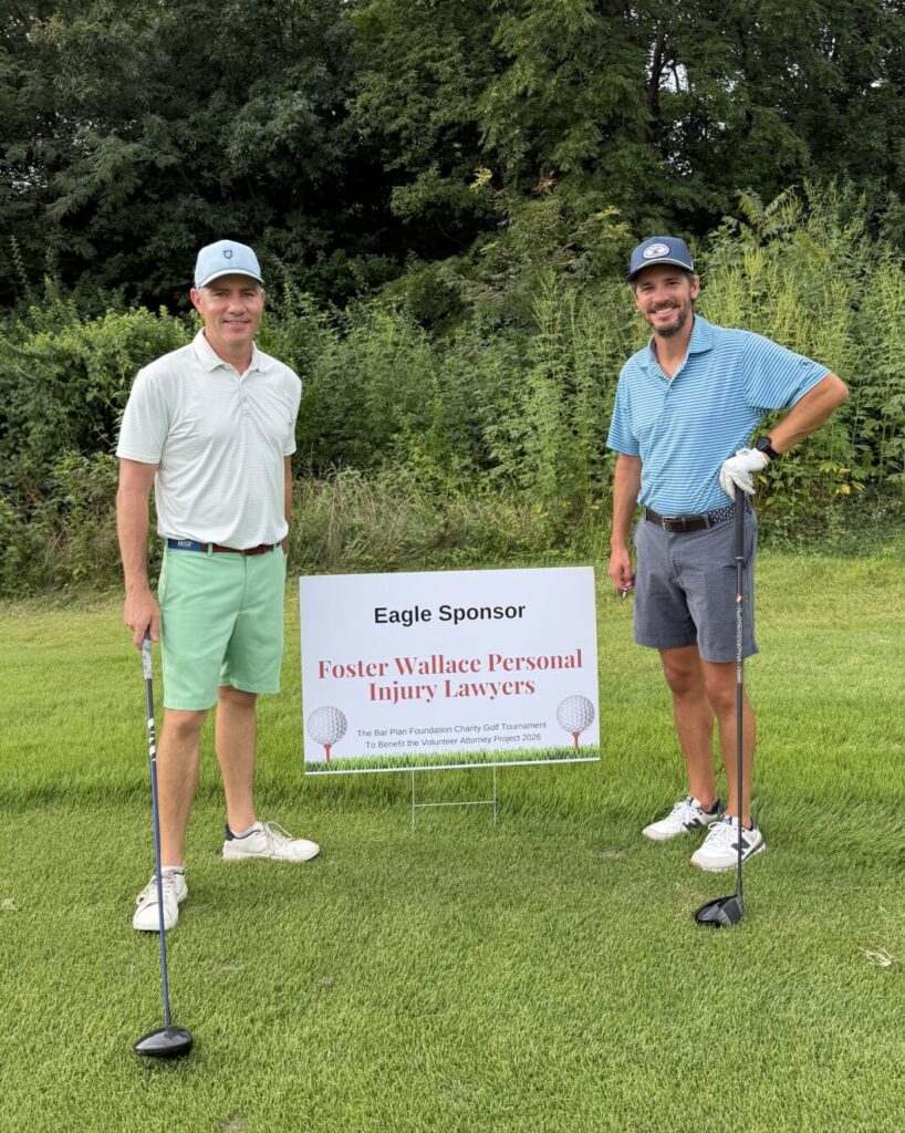 Michael Foster and Brian Wallace at Golf for Good.