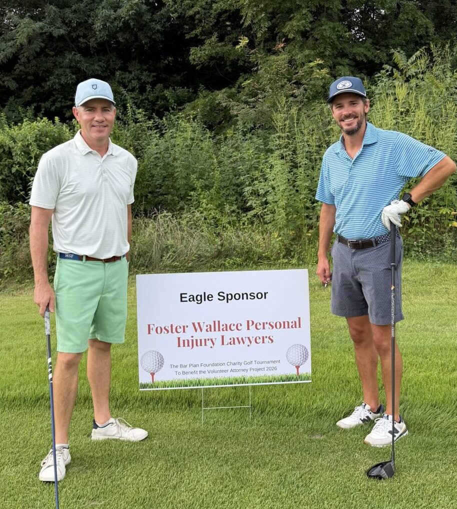 Michael Foster and Brian Wallace at Golf for Good.